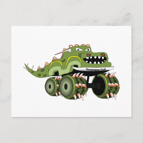 Monstersaurus Truck Postcard