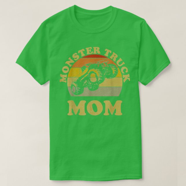 MonsterTruckMomRetroVintageMonsterTruckShirt 2 T-Shirt (Design Front)