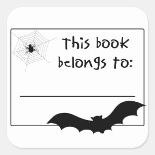 Monsterville "This Book Belongs To" Sticker