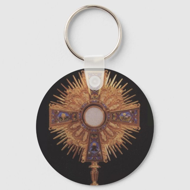 Monstrance Keychain (Front)