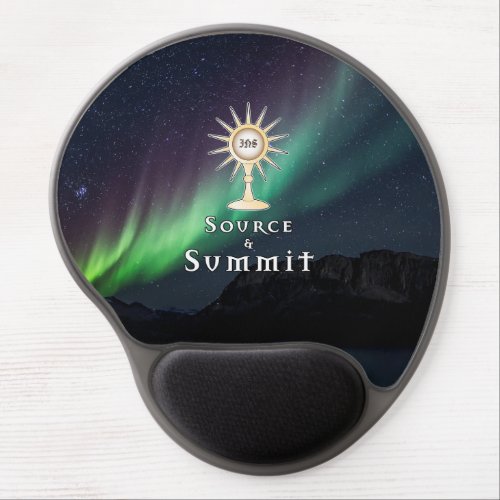 Monstrance Source  Summit Aurora Borealis  Gel Mouse Pad