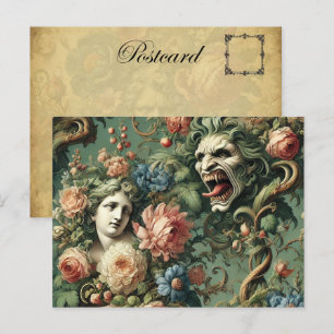 Monstres au Paradis – Gothic Victorian Holiday Postcard