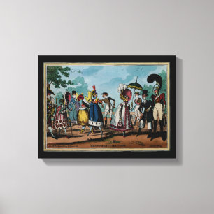 Monstrosities of 1818 ~ 14.67x11 .75 Thick Canvas Print