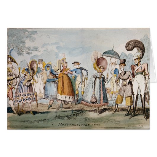 Monstrosities of 1818 cards (Front Horizontal)