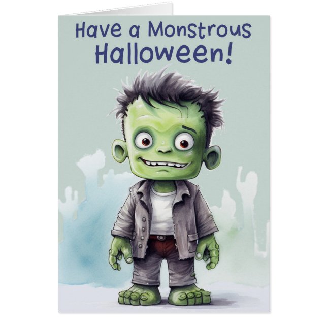 Monstrous Halloween Cards (Front)