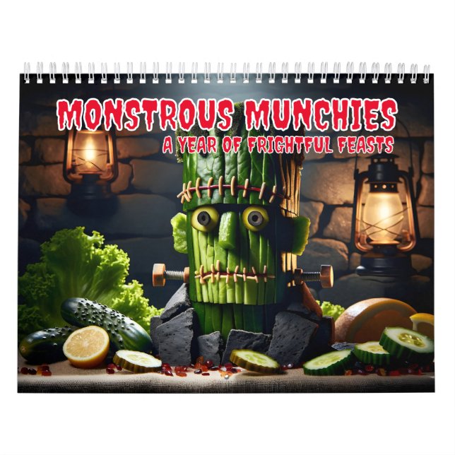 Monstrous Munchies: A Year of Frightful Feasts Calendar (Cover)