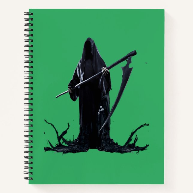 Monstrous Musings: Custom Halloween Notebook (Front)