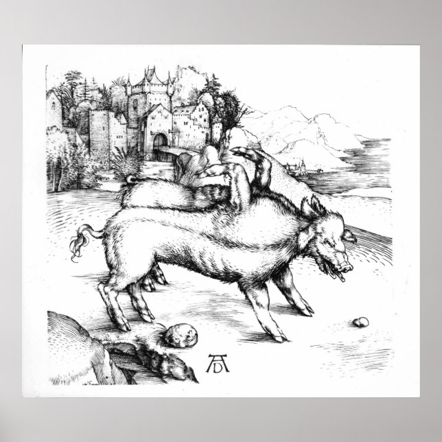Monstrous Pig Poster (Front)
