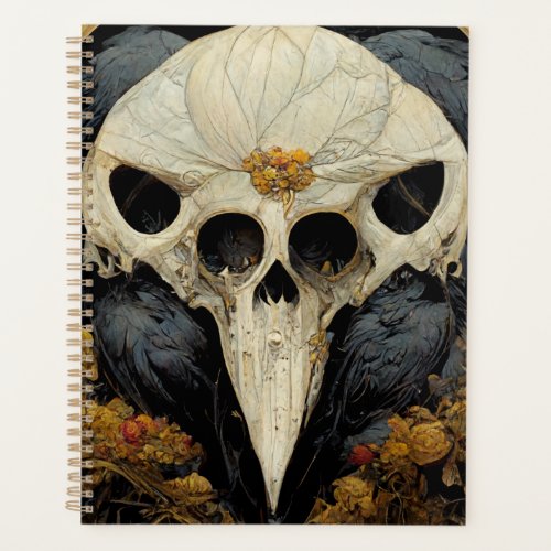 Monstrous Raven Horror Goth Gothic Planner