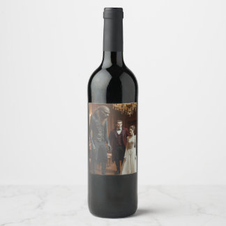 Monstrous Soiree: An Edwardian Nocturne Wine Label