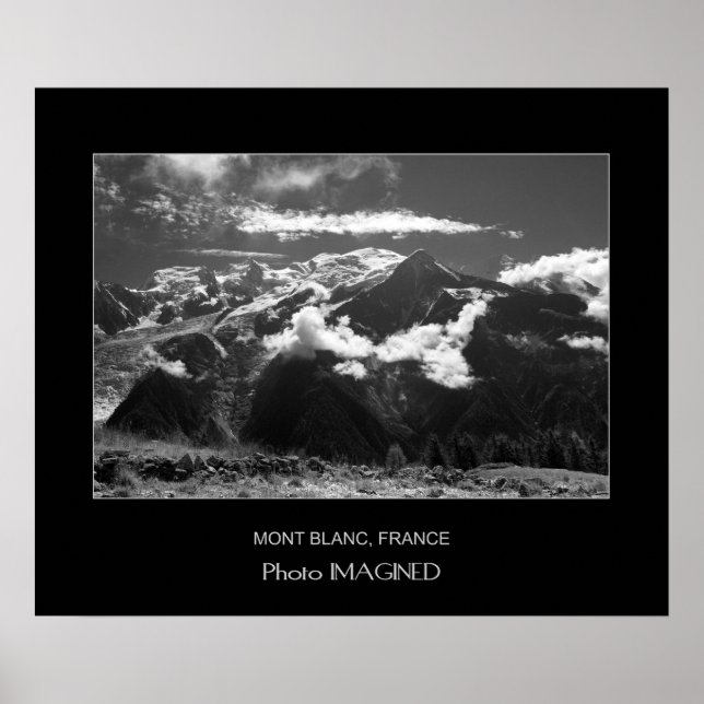 MONT BLANC, CHAMONIX, FRANCE POSTER (Front)