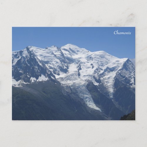 Mont Blanc Chamonix Postcard