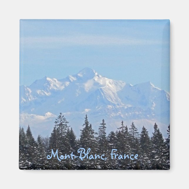 Mont-Blanc, France Magnet (Front)