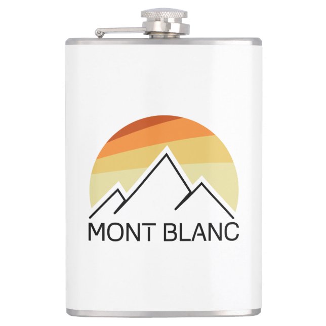 Mont Blanc France Retro Flask (Front)