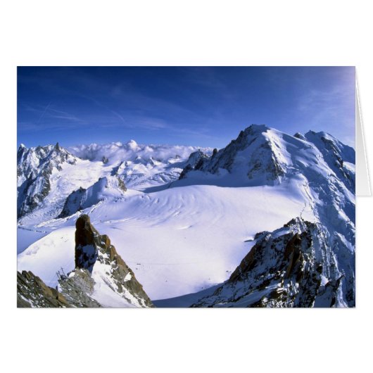 Mont Blanc, France Winter Cards (Front Horizontal)