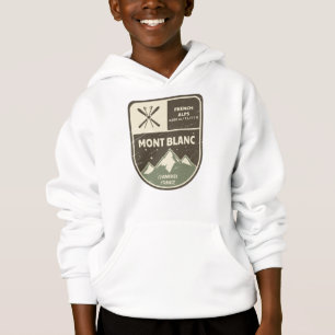 Mont Blanc French Alps Chamonix France  Hoodie