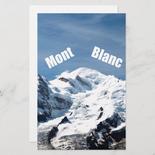 Mont Blanc Mountain - Magnificent! (Front/Back)