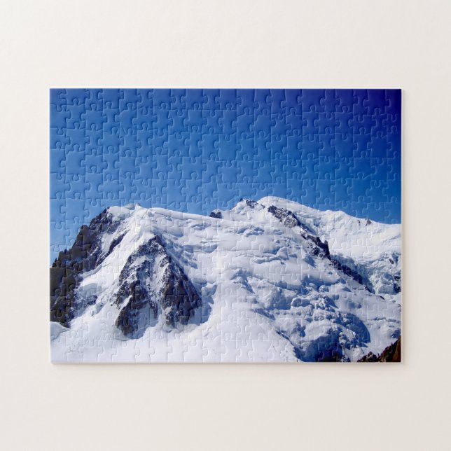 Mont Blanc mountain massif. Jigsaw Puzzle (Horizontal)