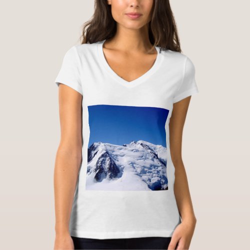 Mont Blanc mountain massif T_Shirt