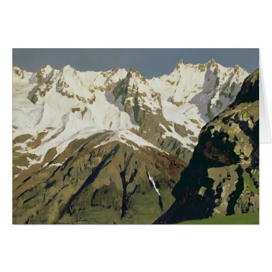 Mont Blanc Mountains, 1897 Cards (Front Horizontal)