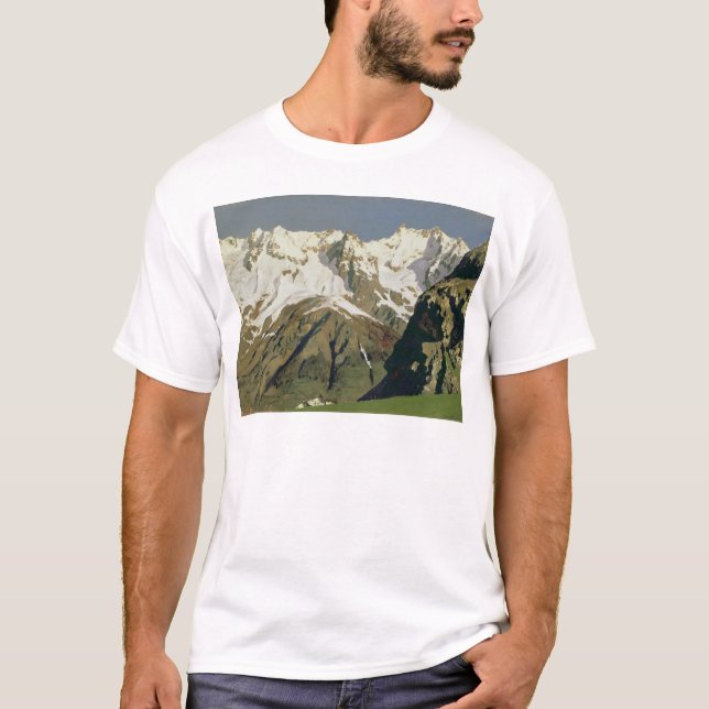 Mont Blanc Mountains, 1897 T-Shirt (Front)