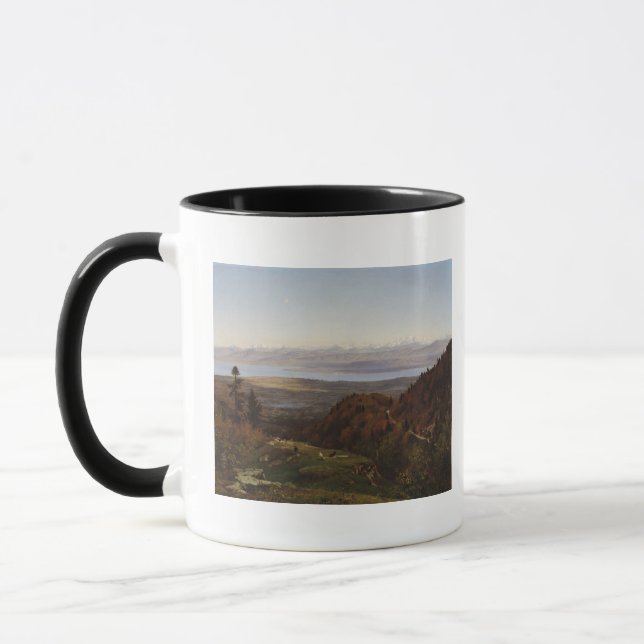 Mont-Blanc seen from Saint-Cergues, 1869 Mug (Left)