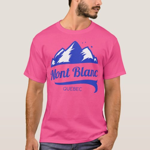 Mont Blanc Ski Quebec T_Shirt