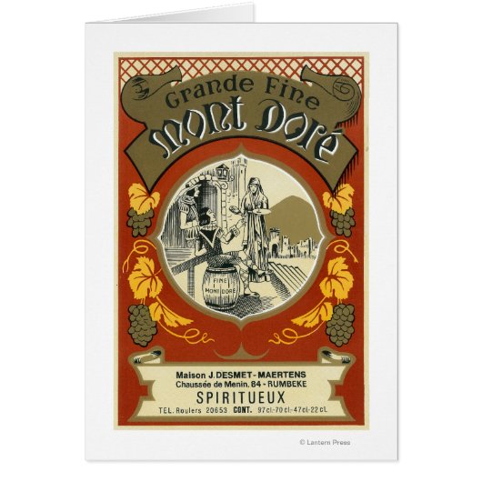 Mont Dore Wine LabelEurope Cards (Front)