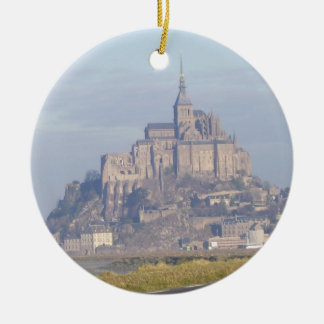 Mont Saint Michel Ceramic Ornament