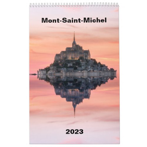 Mont_Saint_Michel france Calendar