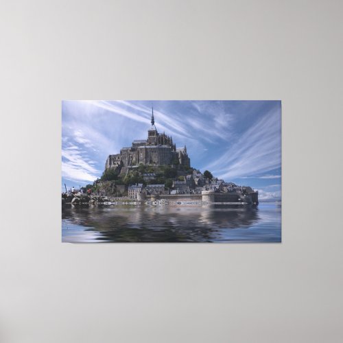 Mont Saint Michel France Canvas Print