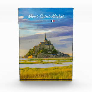 Mont-Saint-Michel, France - Medieval Abbey Acrylic Award