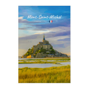 Mont-Saint-Michel, France - Medieval Abbey Acrylic Print