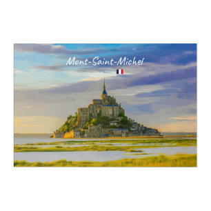Mont-Saint-Michel, France - Medieval Abbey Acrylic Print