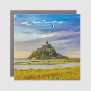Mont-Saint-Michel, France - Medieval Abbey Car Magnet