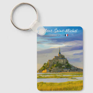 Mont-Saint-Michel, France - Medieval Abbey Classic Keychain