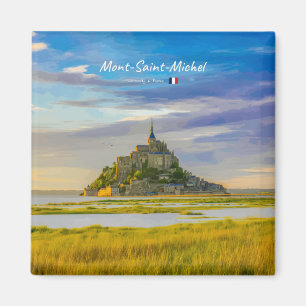 Mont-Saint-Michel, France - Medieval Abbey Magnet