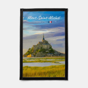 Mont-Saint-Michel, France - Medieval Abbey Pennant