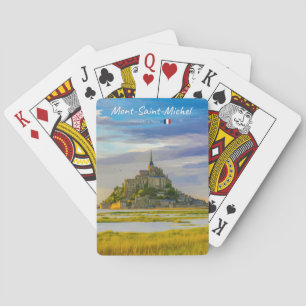 Mont-Saint-Michel, France - Medieval Abbey Poker Cards