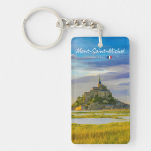 Mont-Saint-Michel, France - Medieval Abbey Slim Keychain