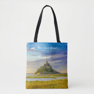 Mont-Saint-Michel, France - Medieval Abbey Tote Bag