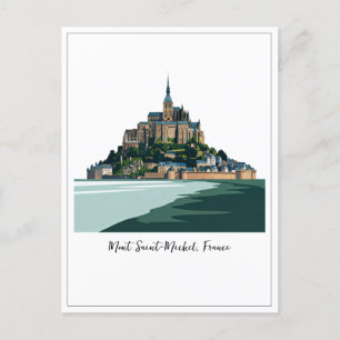 Mont Saint-Michel France Normandy Postcard