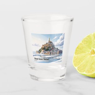 Mont Saint-Michel France Shot Glass