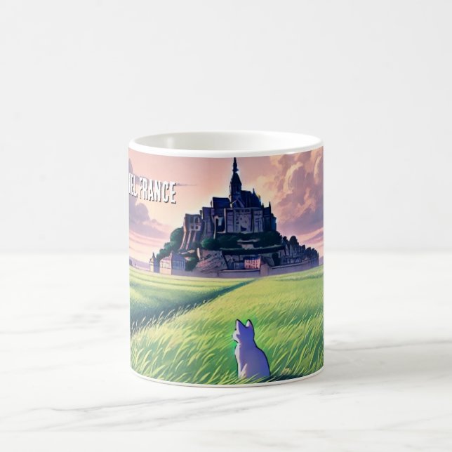 Mont Saint-Michel France Travel Coffee Mug (Center)