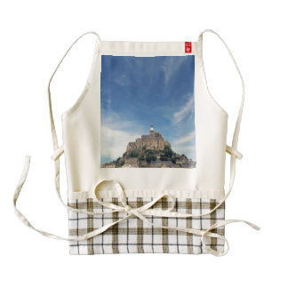 Mont Saint-Michel, France Zazzle HEART Apron