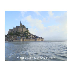 Mont-Saint-Michel High Tide, Normandy, Fance - Metal Print