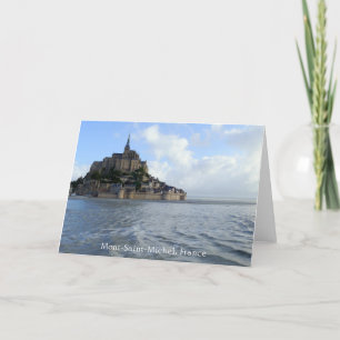 Mont-Saint-Michel High Tide, Normandy, France - Card