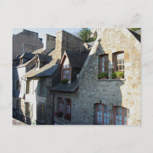 Mont-Saint-Michel. Houses Postcard