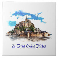 Mont Saint Michel in Normandy, France.