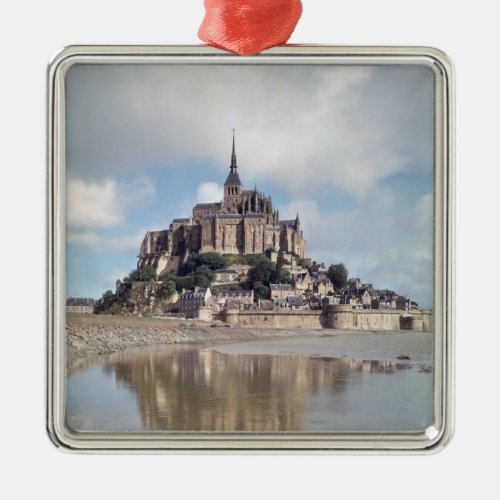 Mont Saint_Michel Metal Ornament